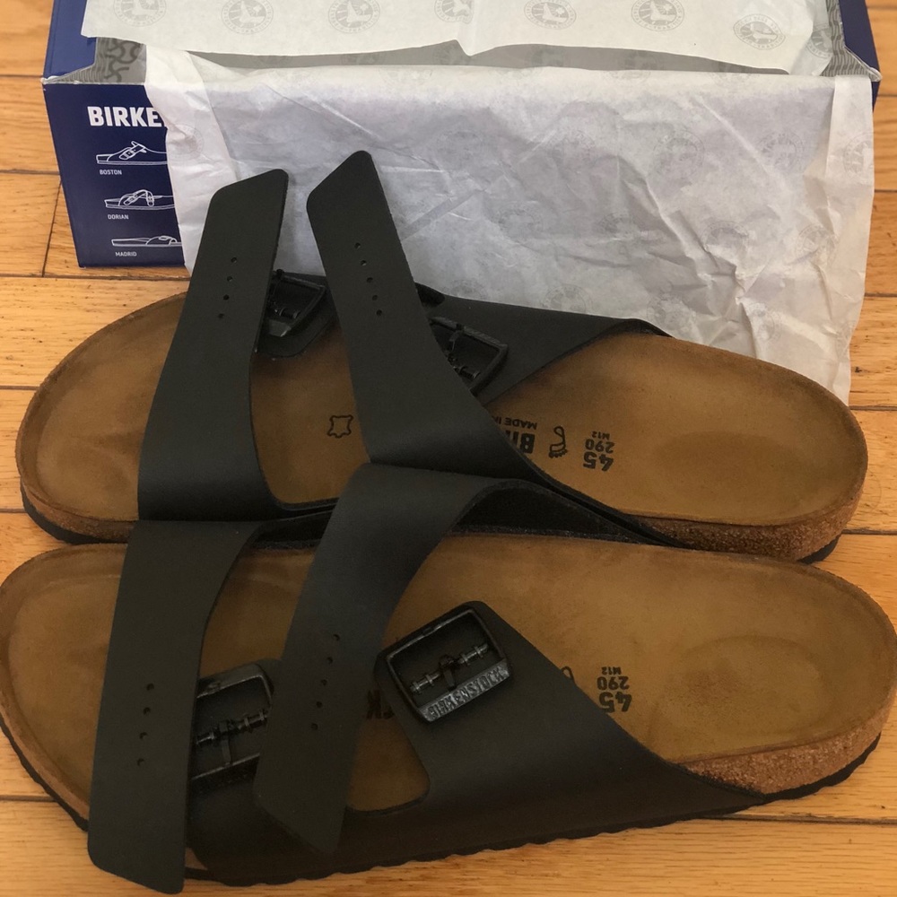 New Birkenstock Men’s Arizona Double Strap Sandals